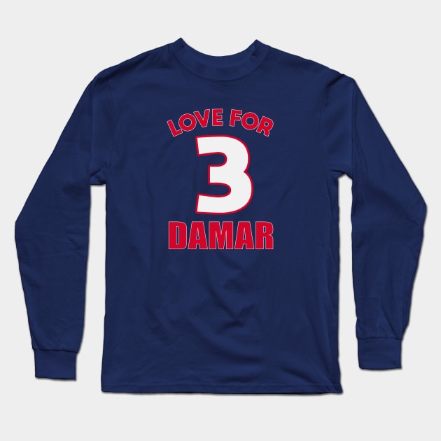 Love for Damar Long Sleeve T-Shirt by Dale Preston Design